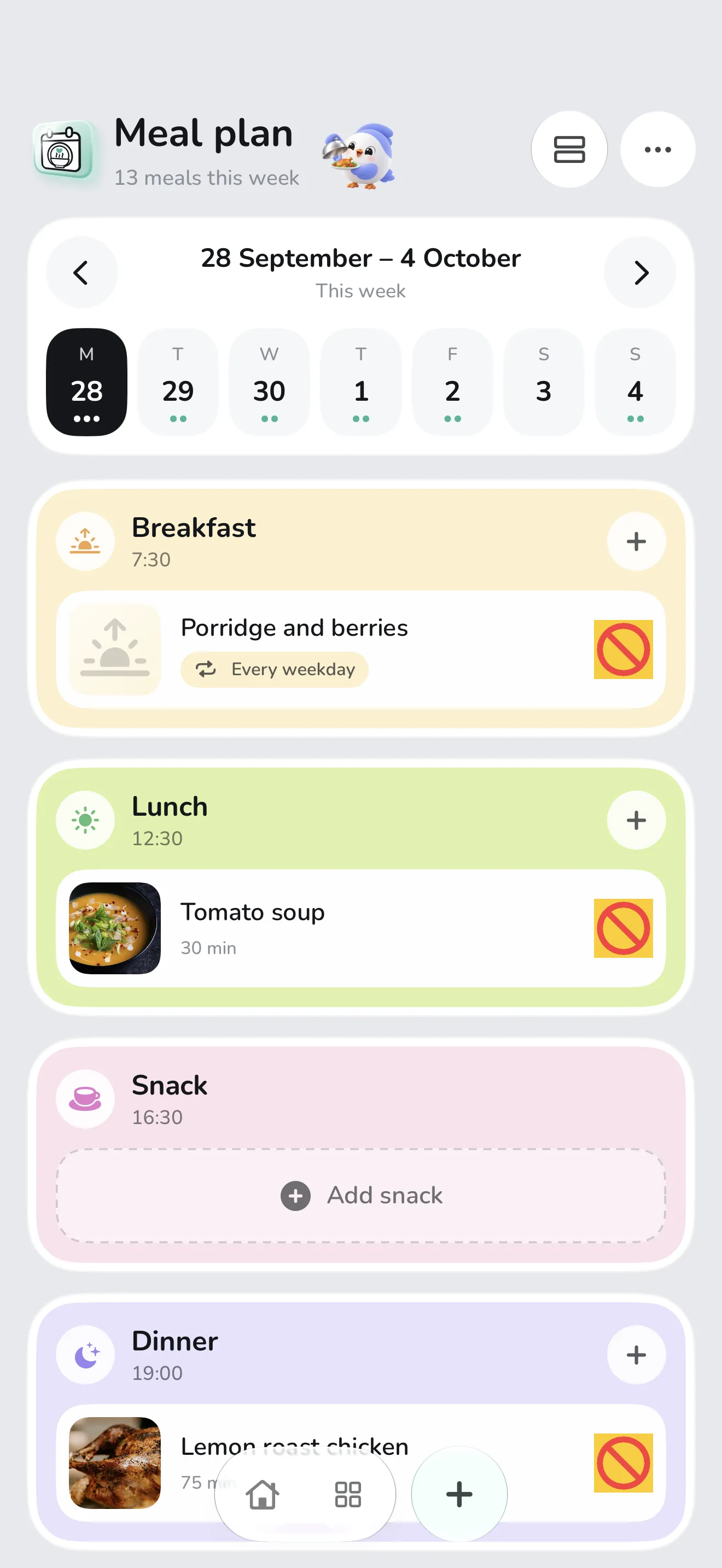 Menus